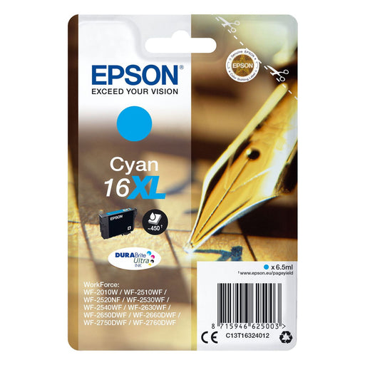 Produktbild Tintenpatrone - Epson No.16XL Tintenpatrone cyan 6.5 ml