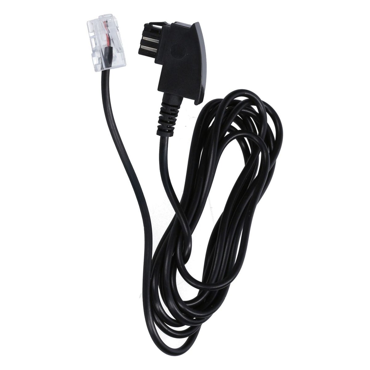 Produktbild Netzwerkkabel - Aswo TAE auf RJ45 Kabel 2,0m schwarz Westernstecker