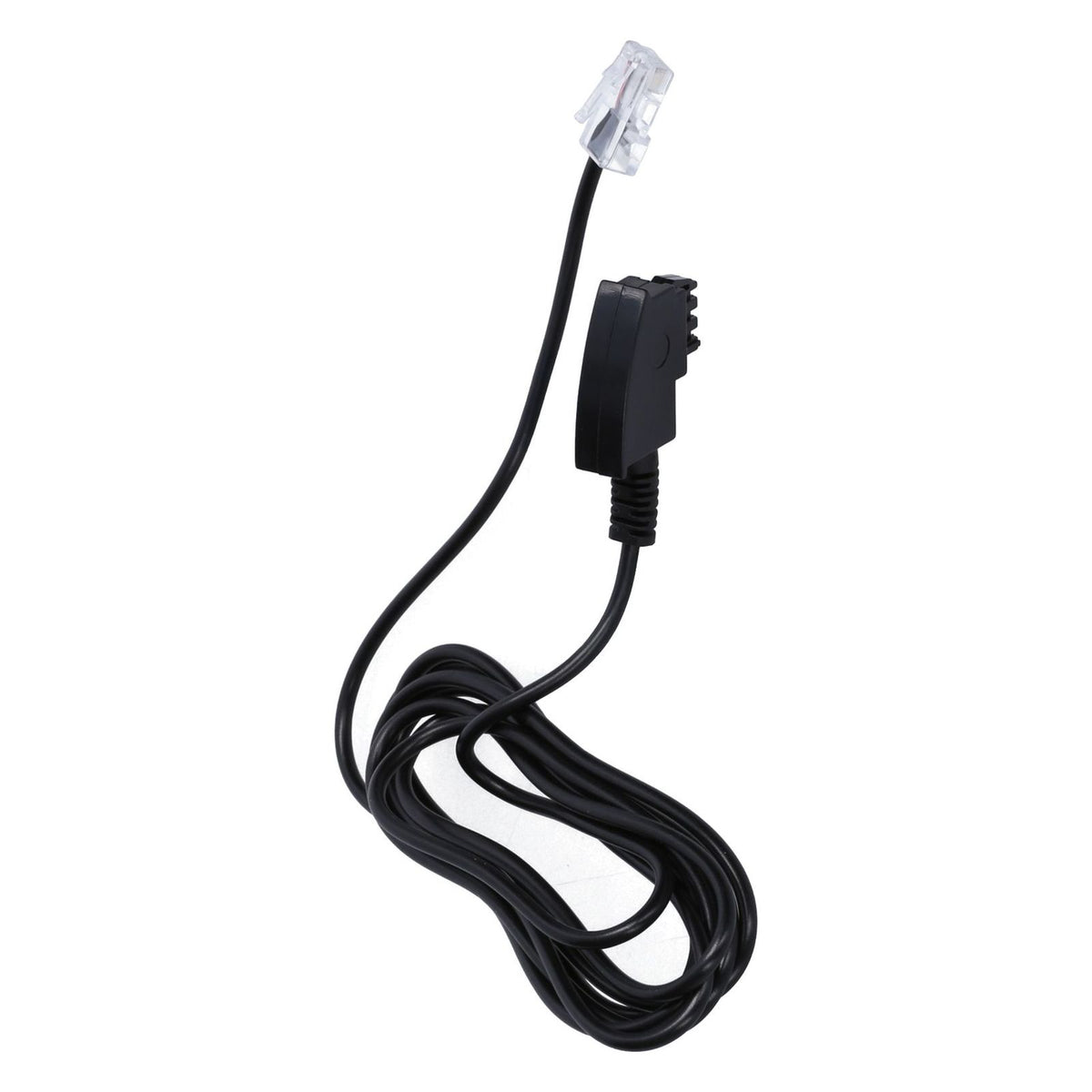 Produktbild Netzwerkkabel - Aswo TAE auf RJ45 Kabel 2,0m schwarz Westernstecker