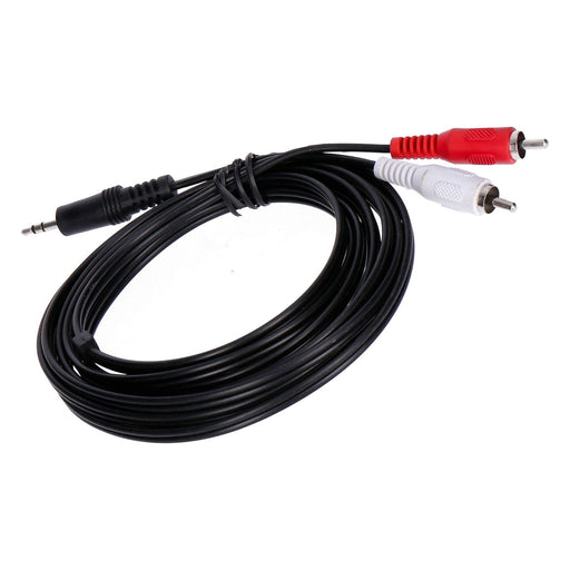 Produktbild Audio- & Video-Adapter - Aswo Audio Adapter 3,5mm auf 2x Cinch Buchse 3m schwarz