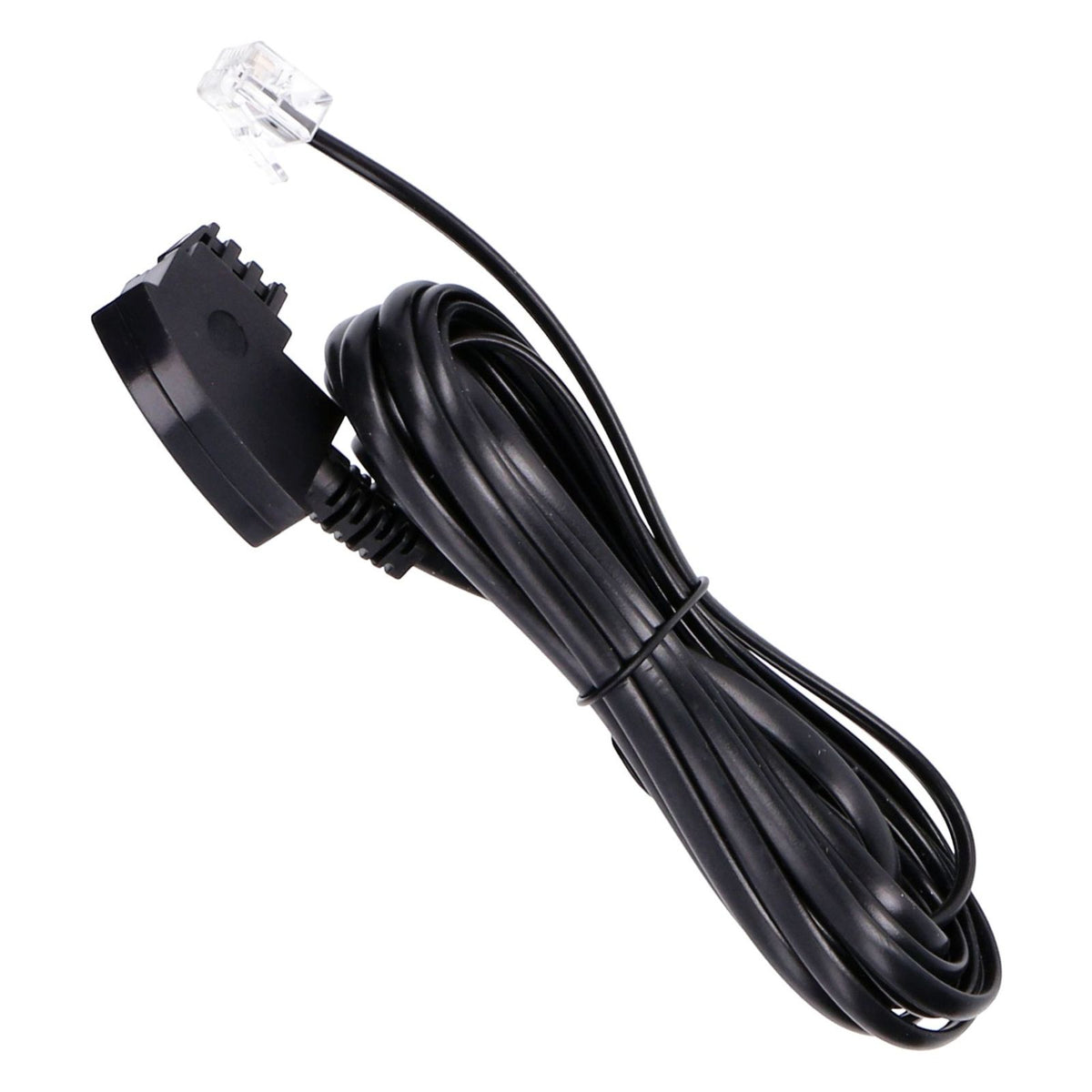 Produktbild Netzwerkkabel - Aswo TAE auf RJ11 Kabel  3m schwarz