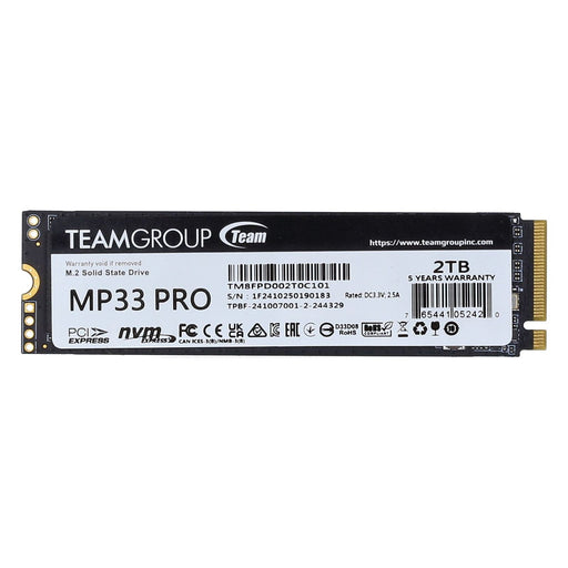 Produktbild interne SSD - Teamgroup MP33 Pro int. M.2 2280 SSD 2TB