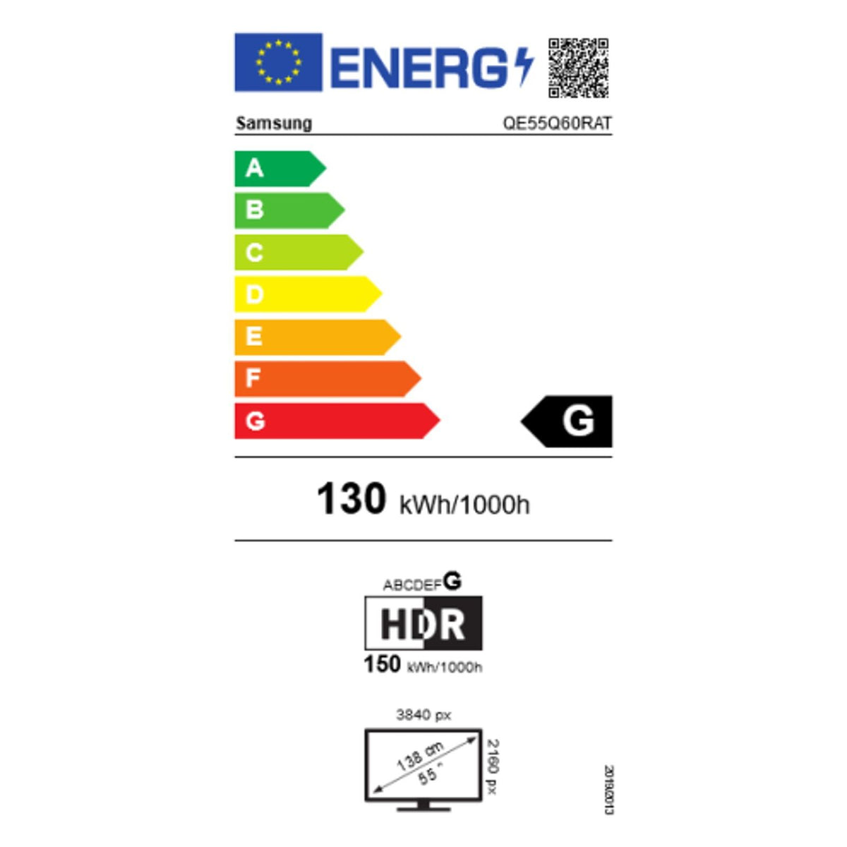 Produktbild QLED-Fernseher - Samsung QE55Q60RAT 139,7 cm (55") 4K Ultra HD Smart TV