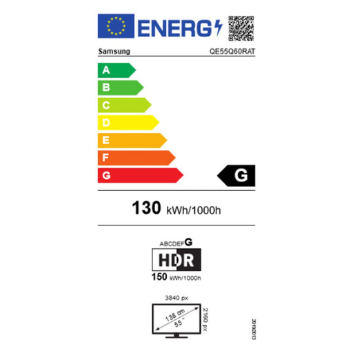 Produktbild QLED-Fernseher - Samsung QE55Q60RAT 139,7 cm (55") 4K Ultra HD Smart TV