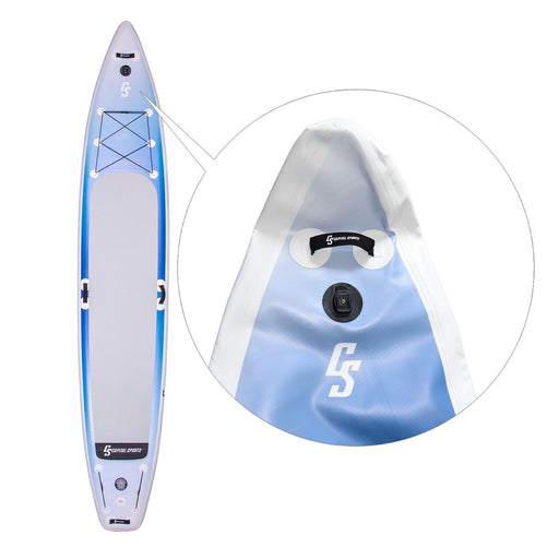 Produktbild Inflatable SUP-Board - Mamao SUP-Board-Set 427 aufblasbares Paddelboard 427 x 77 x 15 cm in weiß, blau
