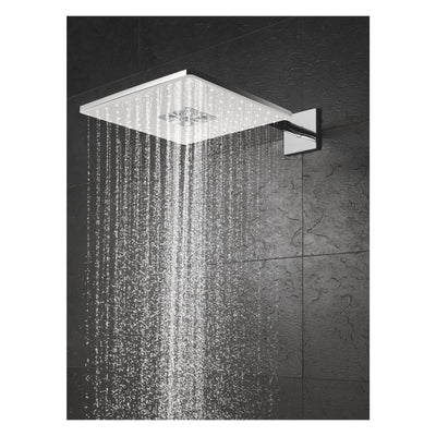 Kopfbrause Set Rainshower SmartActive 310 Cube Brausearm 43 cm moon white