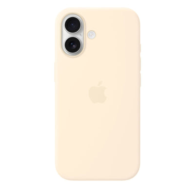 Silikon Case iPhone 17 Vanille mit Magsafe