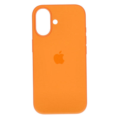 Silikon Case iPhone 17 Orange mit Magsafe