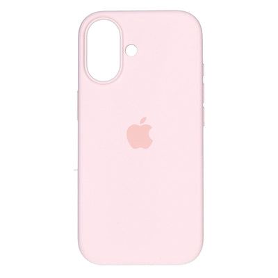 Silikon Case iPhone 17 Hellrosa mit Magsafe