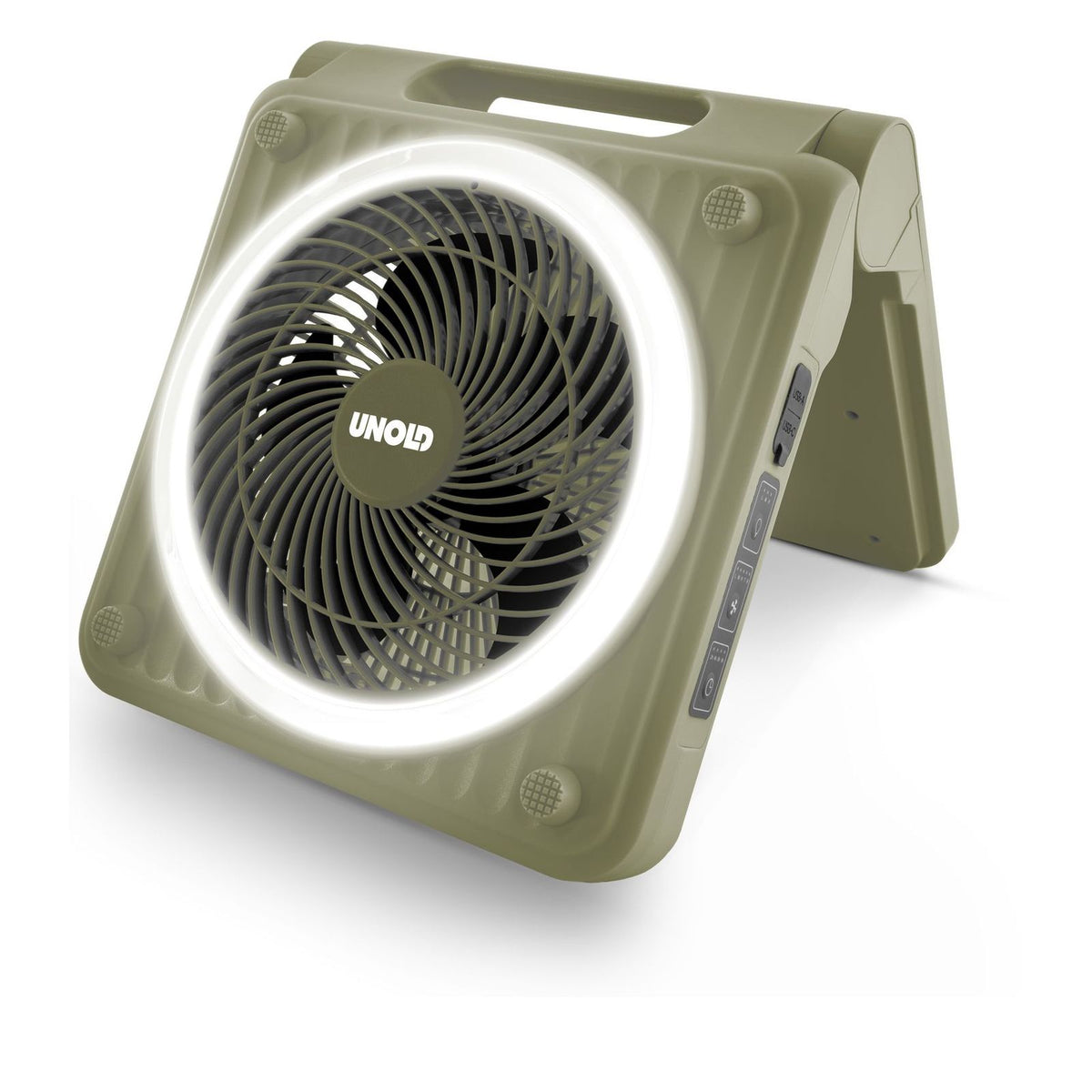 Produktbild Ohne Kategorie - UNOLD Camping Solarventilator Grün 10 Watt