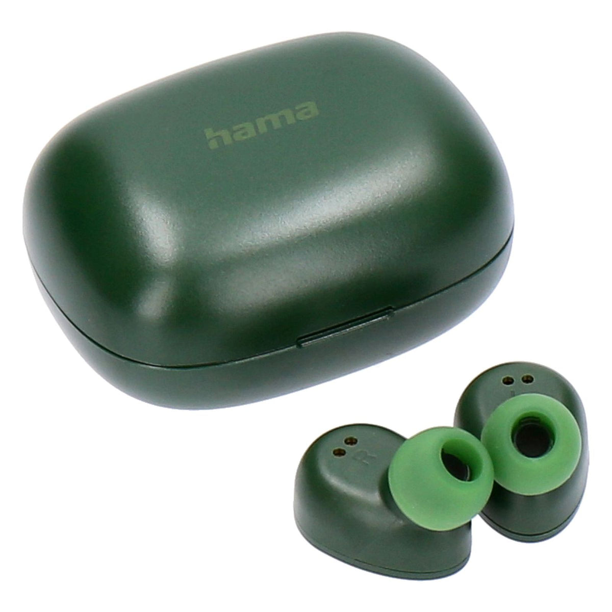 Produktbild wireless In-Ear-Kopfhörer - Hama 184166 TWS BT KH Freedom Buddy grün In-ear Kopfhörer Bluetooth