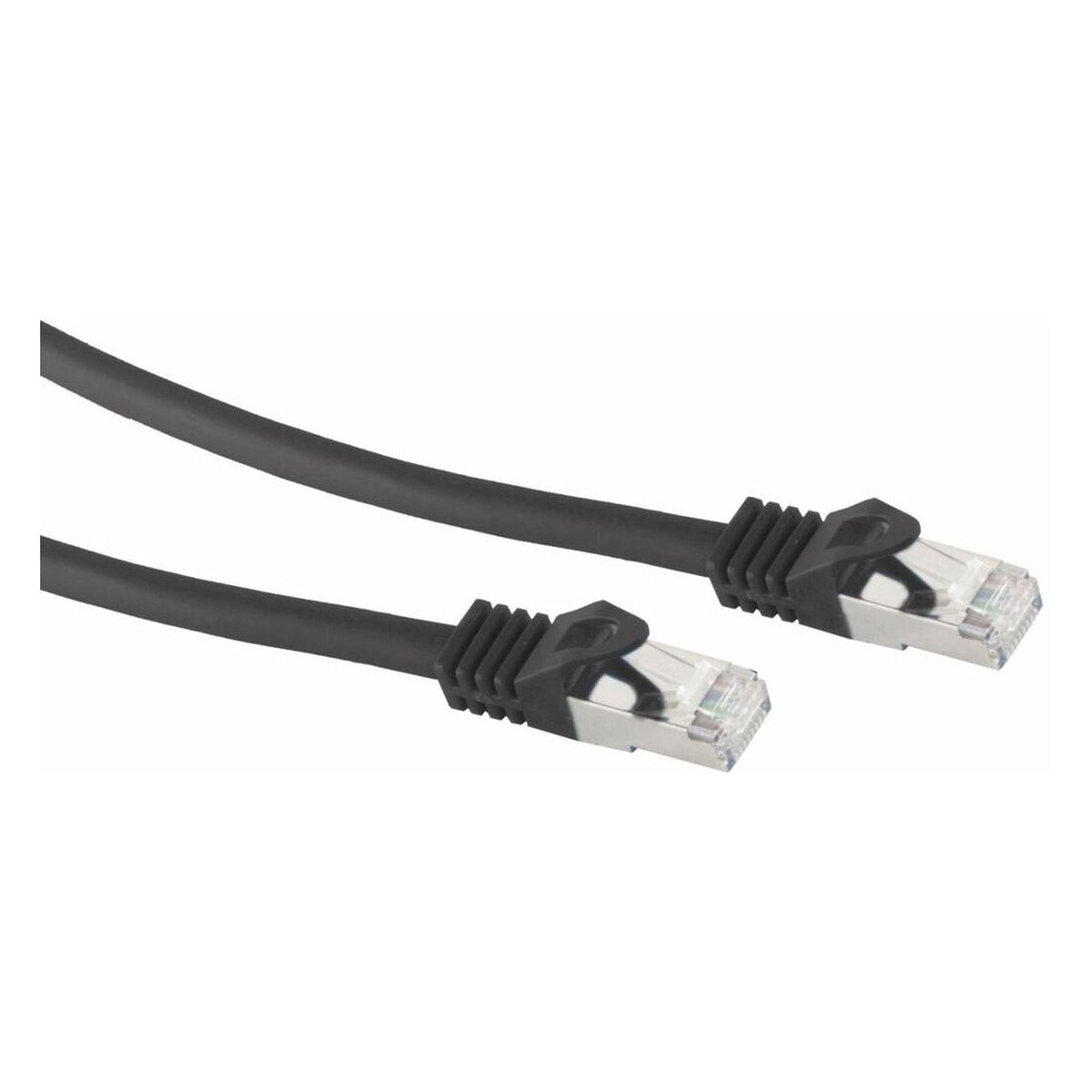 Produktbild Netzwerkkabel - Routerkabel 0,25m TAE-F auf RJ45 schwarz Kompatibel mit DSL ADSL VDSL