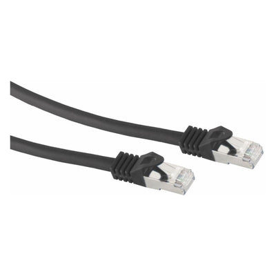 Routerkabel 0,25m TAE-F auf RJ45 schwarz Kompatibel mit DSL ADSL VDSL