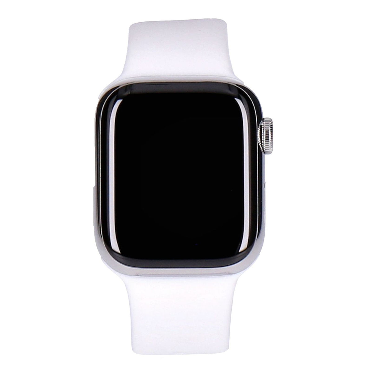 Produktbild Smartwatch - Apple Watch Series 8 41mm GPS + 4G Silber Edelstahlgenäuse mit Sportarmband Weiß