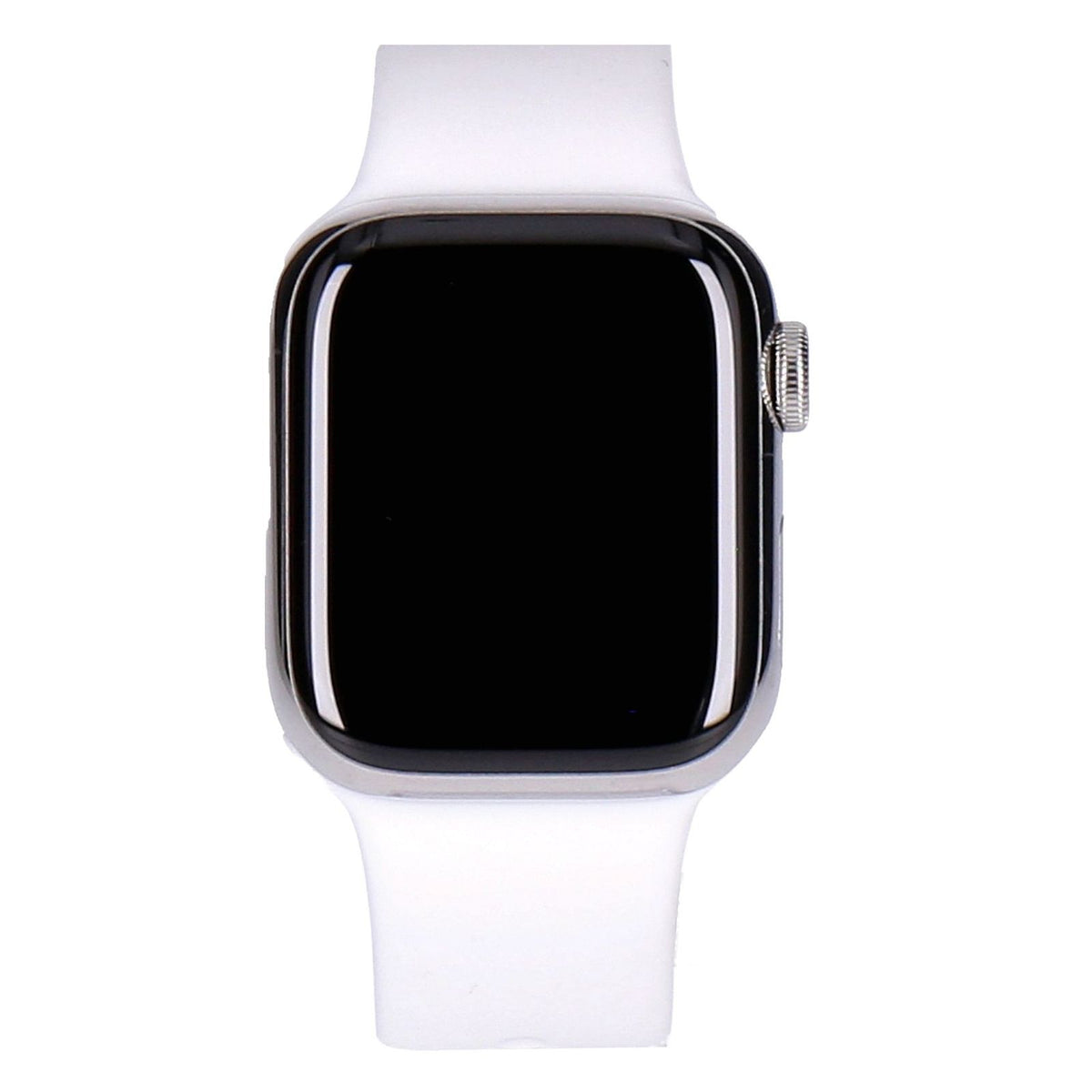 Produktbild Smartwatch - Apple Watch Series 8 41mm GPS + 4G Silber Edelstahlgenäuse mit Sportarmband Weiß