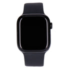 Apple Watch Series 10 GPS 42mm Diamantschwarz Aluminiumgehäuse, Sportarmband Schwarz Gr. S/M