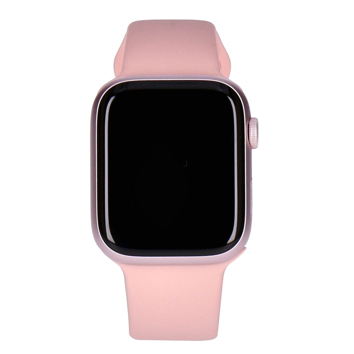 Produktbild Smartwatch - Apple Watch Series 9 45mm GPS Rosé Aluminiumgehäuse mit Sportarmband Hellrosa S/M