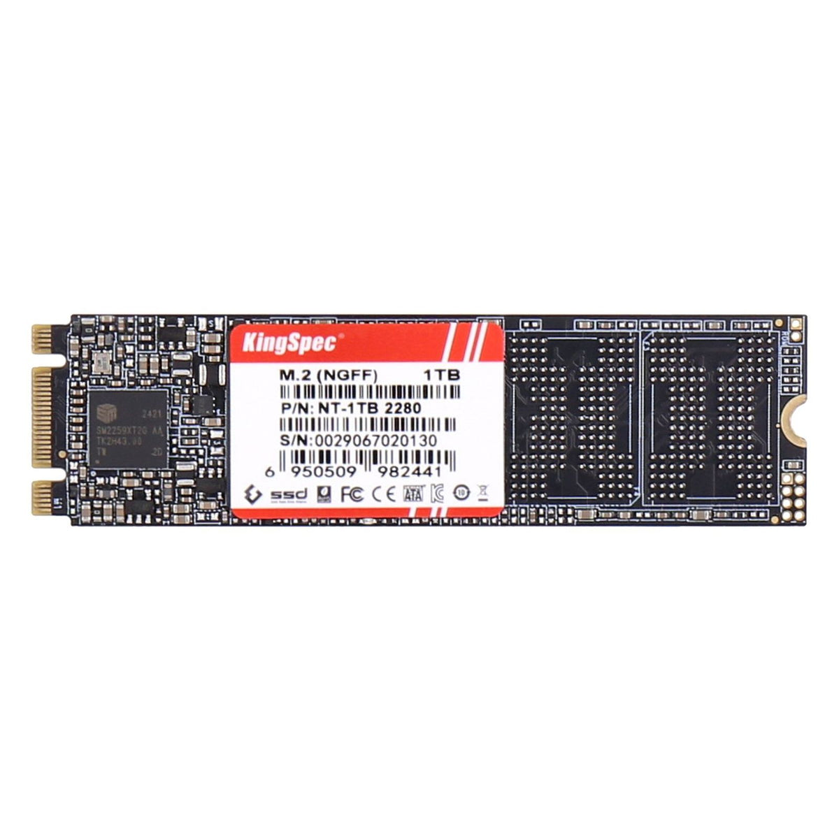 Produktbild interne SSD - KingSpec int. M.2 (NGFF) SSD 1TB