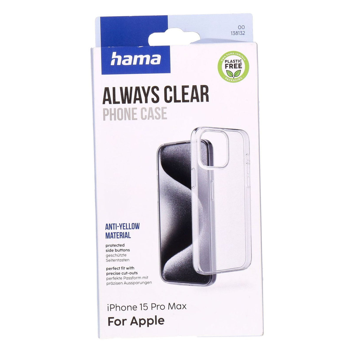 Produktbild Smartphone-Hülle - Hama Always Clear Phone Case Transparent passend für Apple iPhone 15 Pro Max