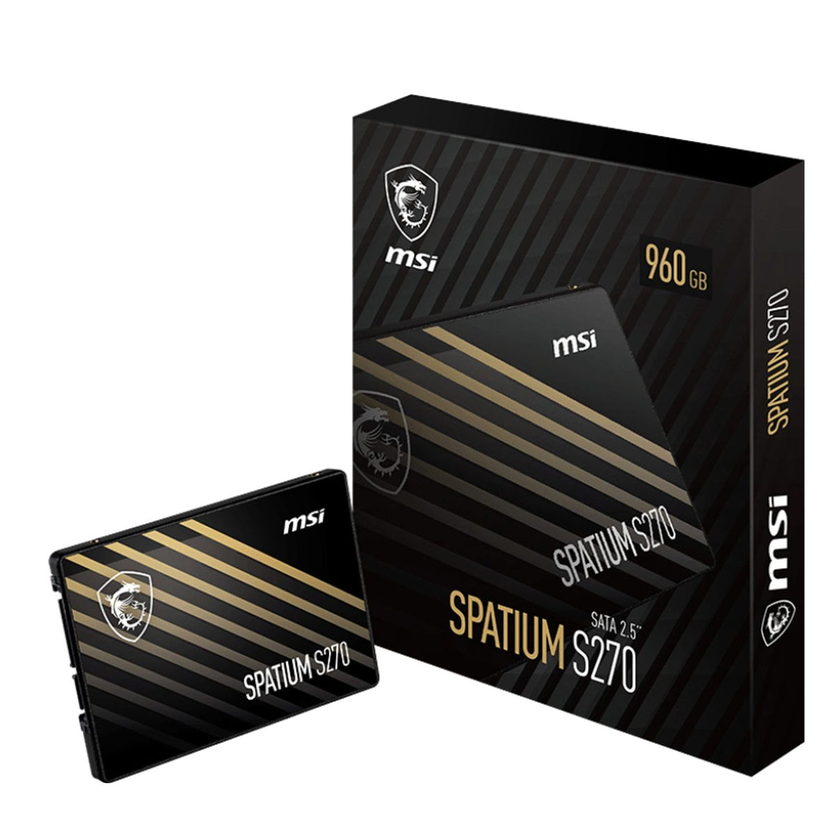 Produktbild interne SSD - MSI Spatium S270 int. 2.5" SATA SSD 960GB