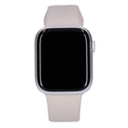 Apple Watch Series 9 45mm GPS + 4G Silber Aluminiumgehäuse mit Sportarmband Polarstern M/L
