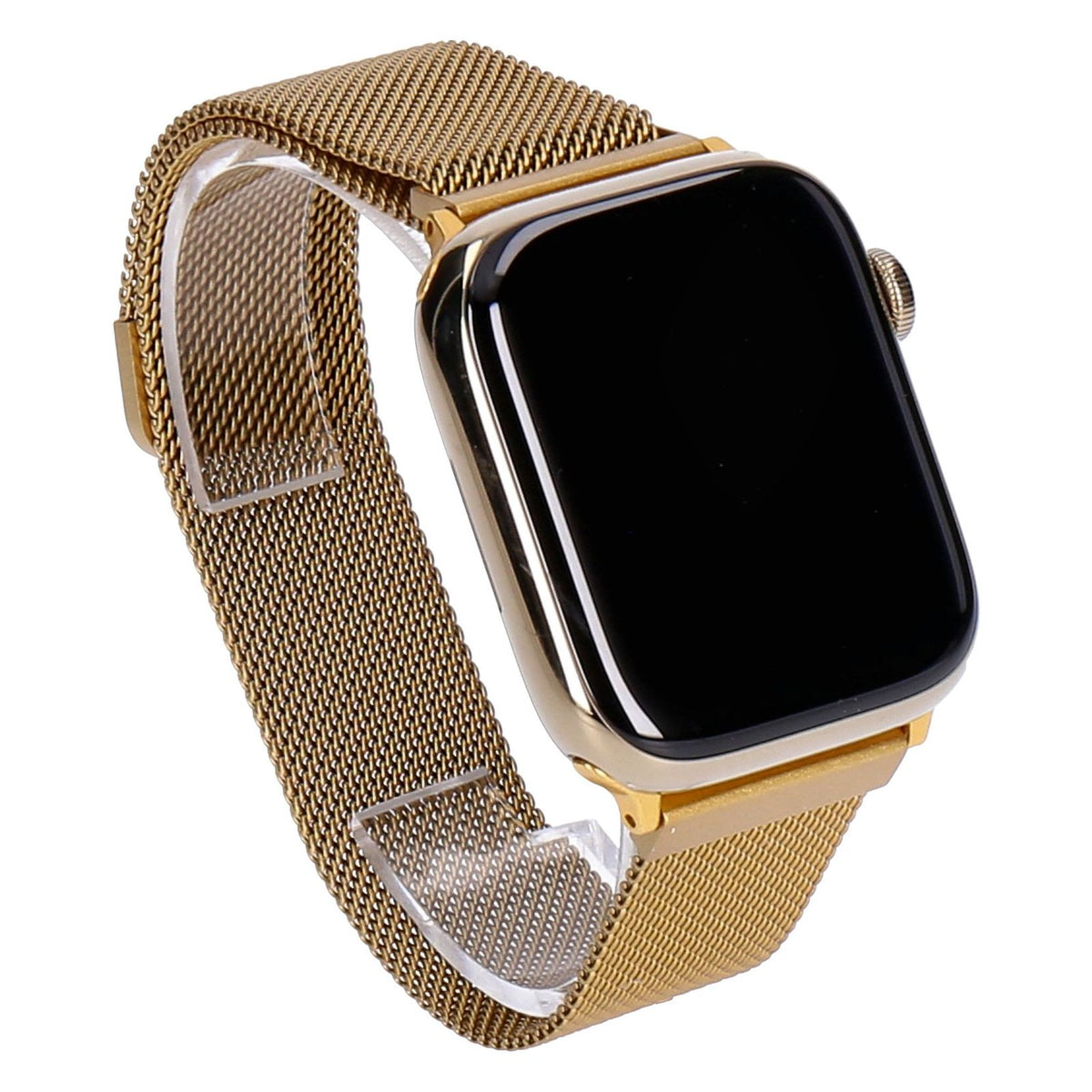 Produktbild Smartwatch - Apple Watch Series 9 45mm GPS + 4G Gold Edelstahlgehäuse mit Milanaise Armband Gold