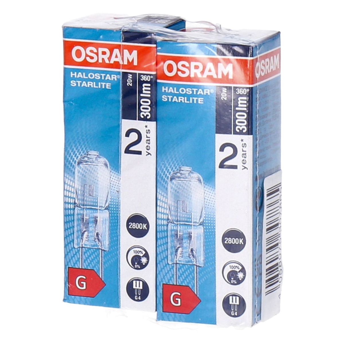 Produktbild Spezialleuchtmittel - Osram Halostar Starlite G4 20W 300lm 2er Pack