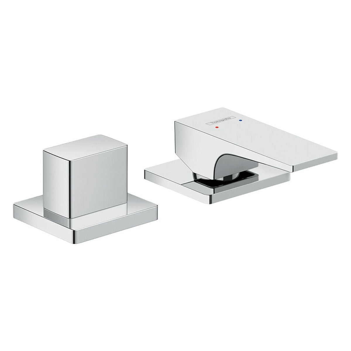 Produktbild Badarmatur - Hansgrohe Metropol 2-Loch Einhebel-Chrom Wannenrandmischer mit Hebelgriff