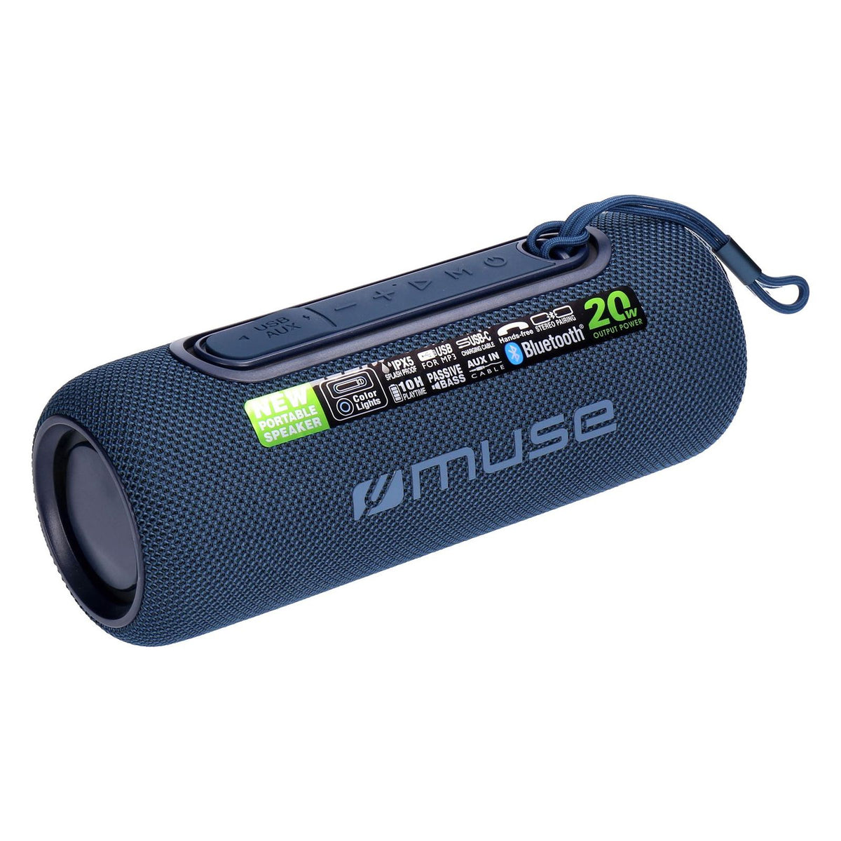 Produktbild Bluetooth-Lautsprecher - MUSE Bluetooth-Lautsprecher M780 BTB Blau 20W