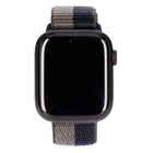 Apple Watch Series 7 45mm GPS + 4G Titan Schwarz Titangehäuse mit Sport Loop Tornado/Grau
