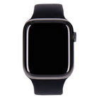 Apple Watch Series 7 45mm GPS + 4G Graphit Edelstahlgehäuse mit Sportarmband Mitternacht