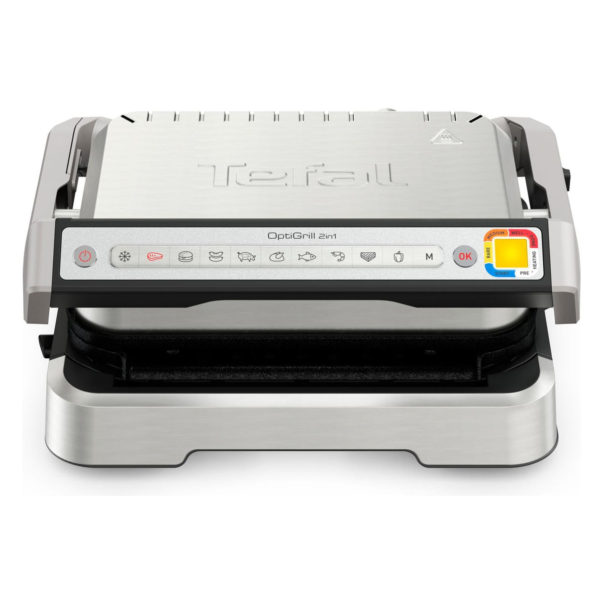 Produktbild Kontaktgrill - Tefal OptiGrill GC773D 2in1 Kontaktgrill Edelstahl inkl. Grillzange