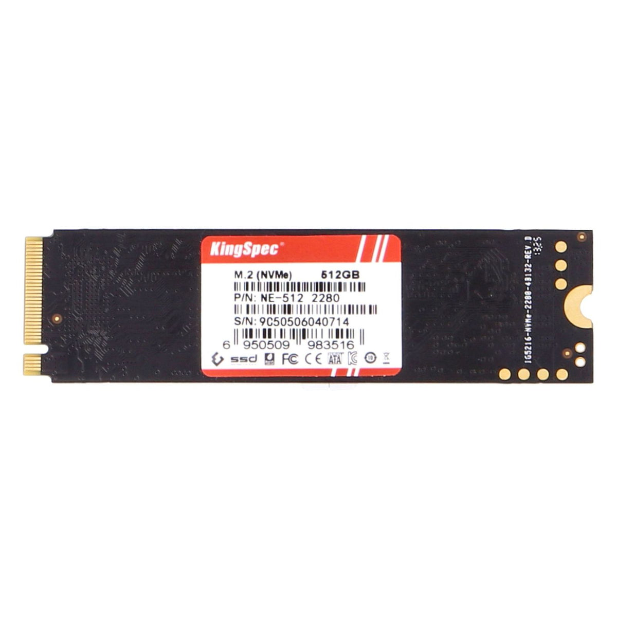 Produktbild interne SSD - KingSpec NE-Series int. M.2 NVMe SSD 512GB