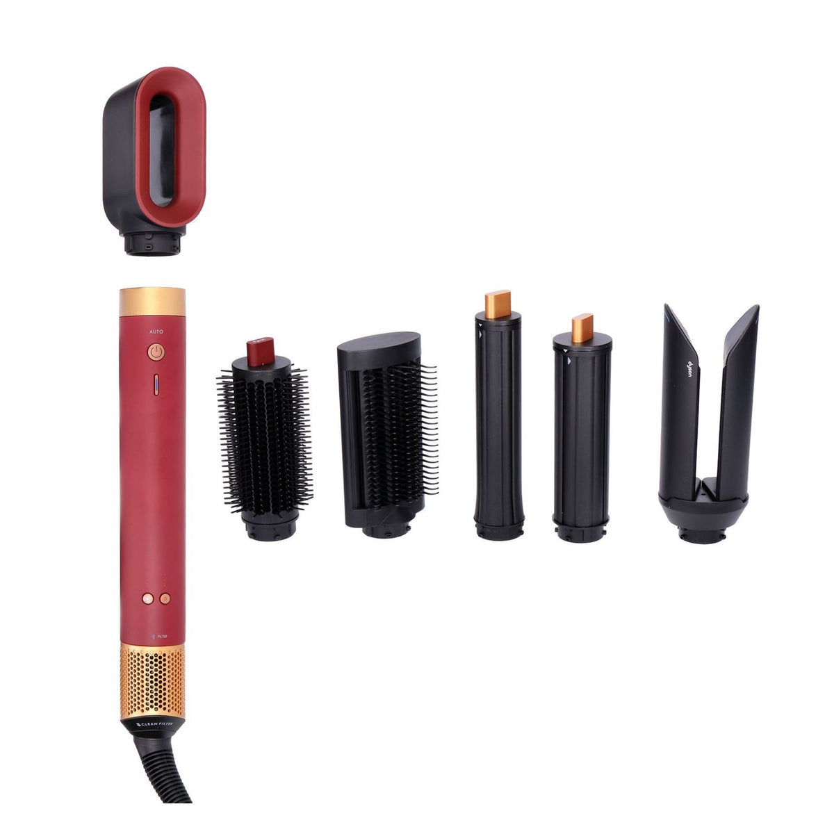 Produktbild Haartrockner - Dyson Airwrap Co-anda 2x Multi-Styler Straight + Wavy Hair Samtrot / Gold