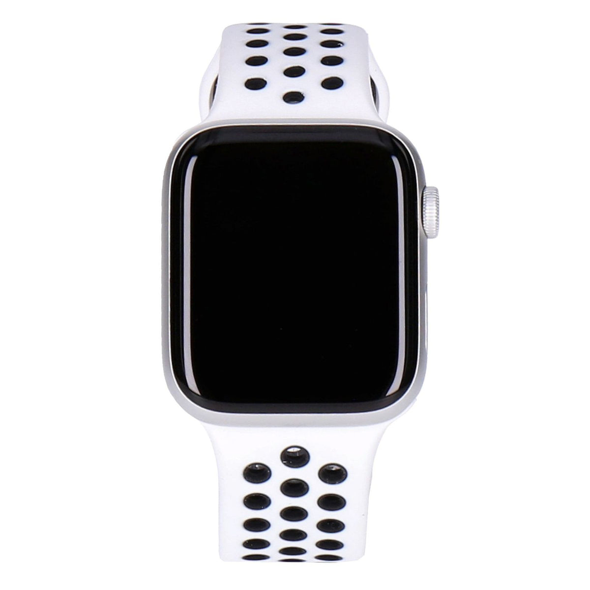 Produktbild Smartwatch - Apple Watch Series 6 Nike GPS 44mm Silber Aluminiumgehäuse mit Sportarmband Platinum/Schwarz