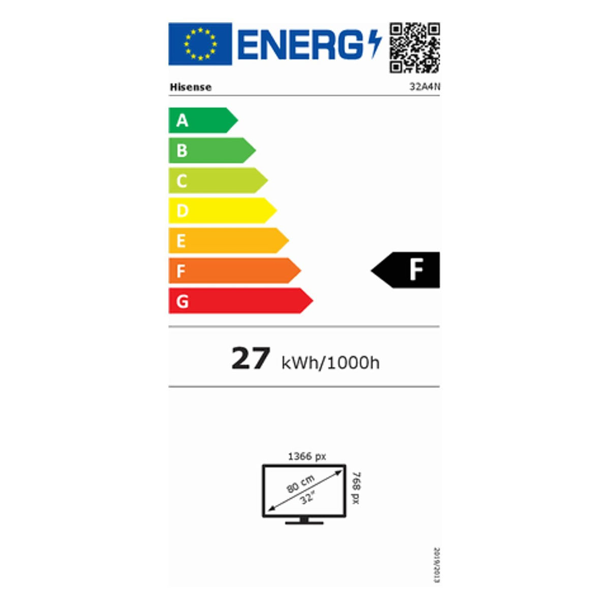 Produktbild LED-Fernseher - Hisense 32A4N Smart LED TV HD 32 Zoll Schwarz