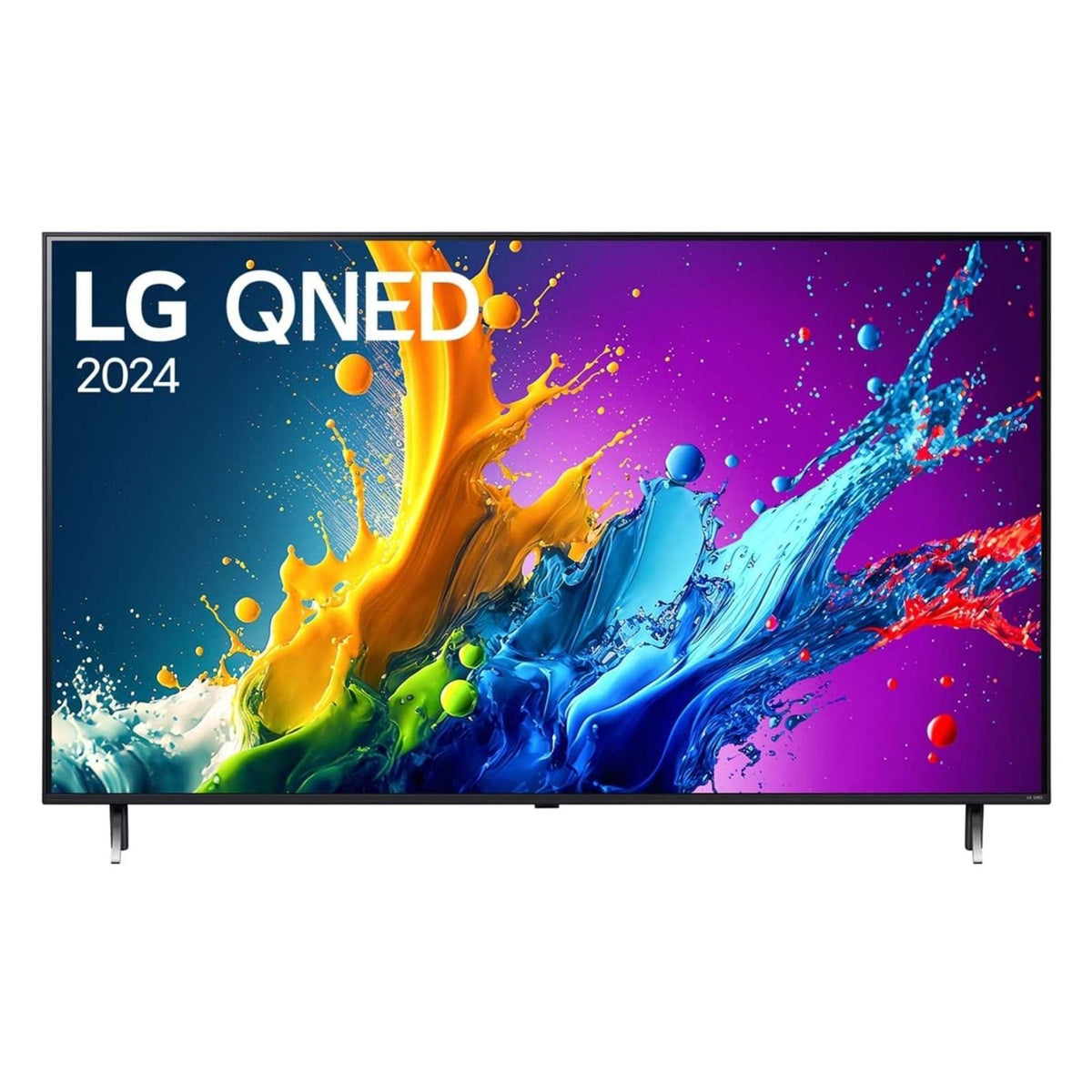 Produktbild QNED-Fernseher - LG QNED 55QNED80T3A Fernseher 55" (139,7 cm) 4K Ultra HD Smart-TV WLAN Schwarz