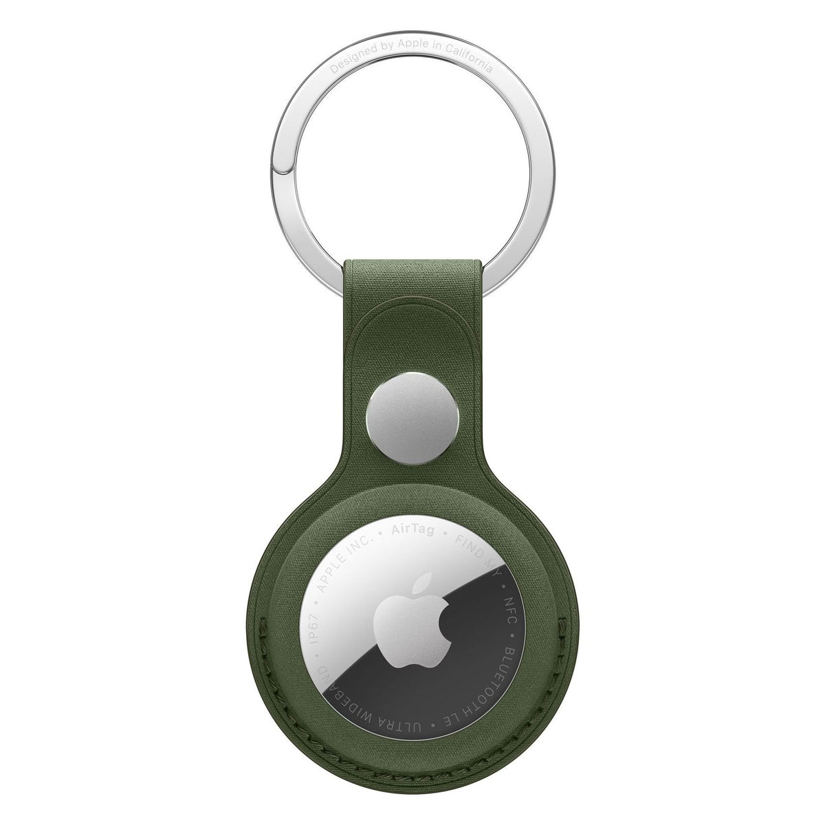 Produktbild Halterungszubehör - Apple AirTag FineWoven Key Ring moosgrün