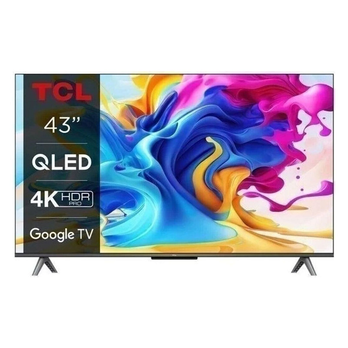 Produktbild QLED-Fernseher - TCL C645 43 4K QLED Smart TV Dark Silver