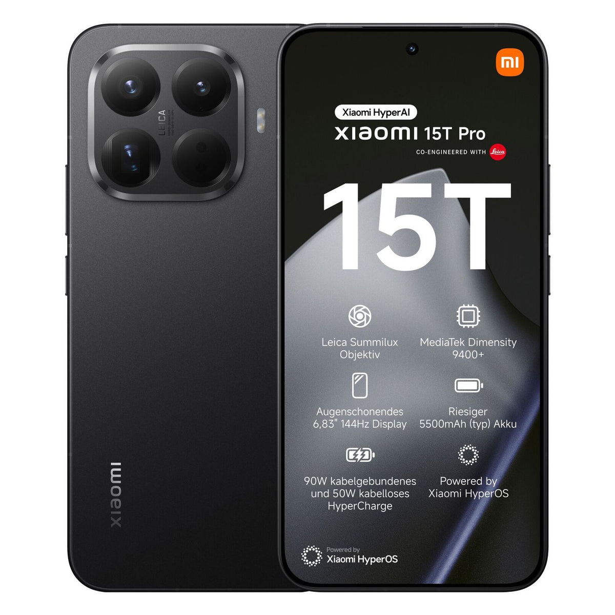 Produktbild Smartphone - Xiaomi 15T Pro 5G Dual-SIM 512GB Black