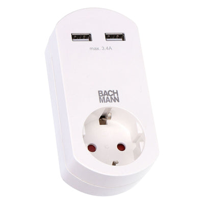 SMART Adapter mit 2-fach USB-Charger
