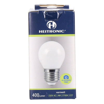 Heitronic 15026 LED E27 Tropfen 4W (40W) 470lm warmweiß