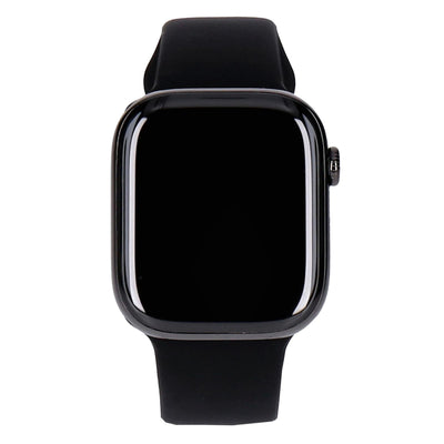 Watch Series 11 46mm GPS + 5G Titan Schiefer Titangehäuse, Sportarmband Schwarz M/L