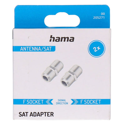 Sat-Adapter F-Kupplung auf F-Kupplung 2er Set