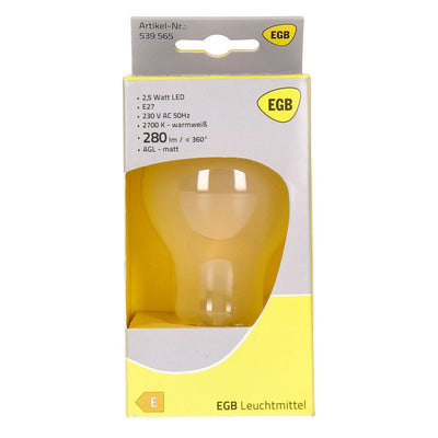 LED Lampe AGL E27  2,5W 280lm warmweiß