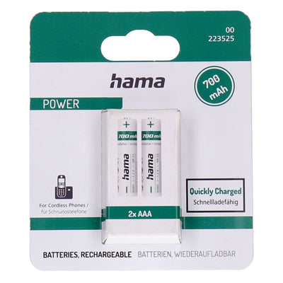 Batterien Wiederaufladbar 2x AAA 700mAh