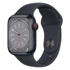Apple Watch Series 8 41mm GPS Mitternacht Aluminiumgehäuse mit Sportarmband Mitternacht