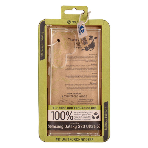 Produktbild Smartphone-Hülle - Muvit Samsung Galaxy S23 Ultra 5G Silikon Case Transparent