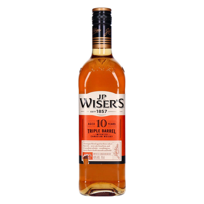 J.P. Wiser's 10 Years Old Triple Barrel Canadian Whisky 1 x 0,7 L
