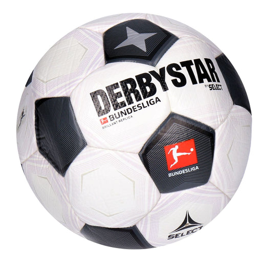 Produktbild Fußball - DERBYSTAR Bundesliga Brillant Classic Fußball weiß schwarz grau 5